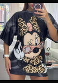 Blusón Minnie Glam Leopard Brillo